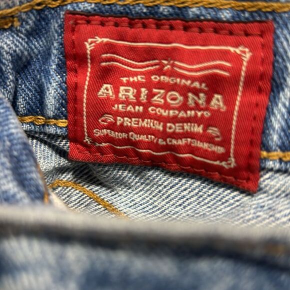 Arizona Jean Co. | Juniors Flared Denim Blue Jeans - Picture 9 of 13